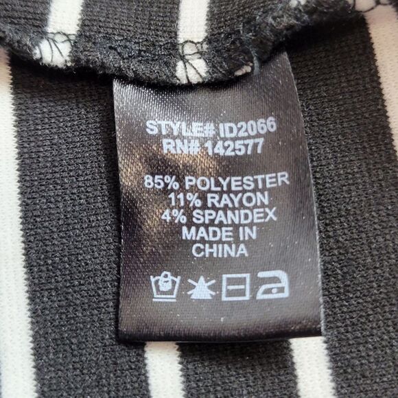 Iris stripped asymmetrical dress L - Picture 5 of 7